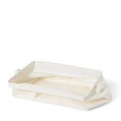 GRANIT Korg Hopvikbar 27x39cm Offwhite- Garderob & Klädförvaring|Korgar