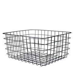 GRANIT Korg Metall 30x38cm Svart- Korgar|Hallmöbler & Förvaring