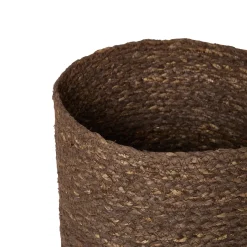 GRANIT Korg Risstrå 28x25cm Mörkbrun- Korgar