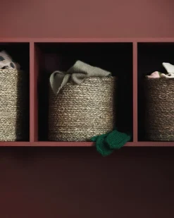 GRANIT Korg Risstrå 35x28cm Mörkbrun- Korgar