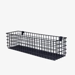 GRANIT Korg Rutnät Krokar 11x42cm Svart- Förvaringstavlor Med Tillbehör|Småförvaring