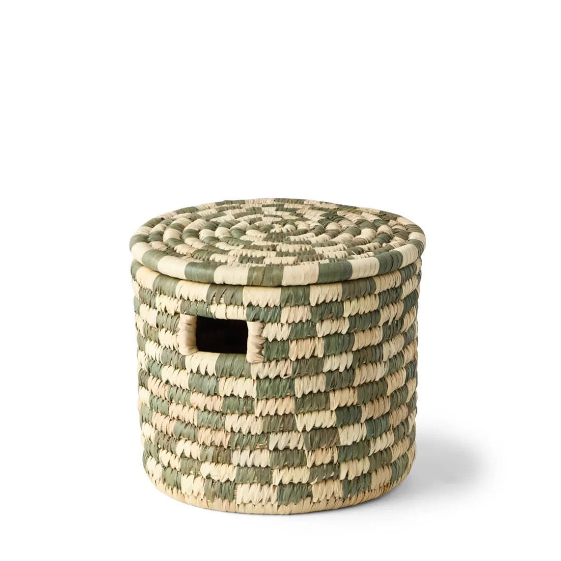 GRANIT Korg Sanyu 26x22cm Grön/Natural- Korgar