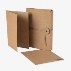 GRANIT Kort Kuvert 10-p Kraftpapper- Presentinslagning & Diy|Presentinslagning