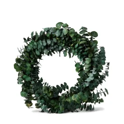 GRANIT Krans Eucalyptus Preserverad 35cm Grön- Torkade & Preserverade Växter|Juldekorationer