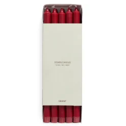 GRANIT Kronljus 10-p 35x2,2cm Röd- Ljus|Juldukning