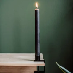 GRANIT Kronljus Stearin Grå- Ljus|Juldekorationer