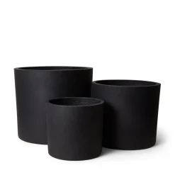 GRANIT Kruka Betong 38,5cm Svart- Krukor