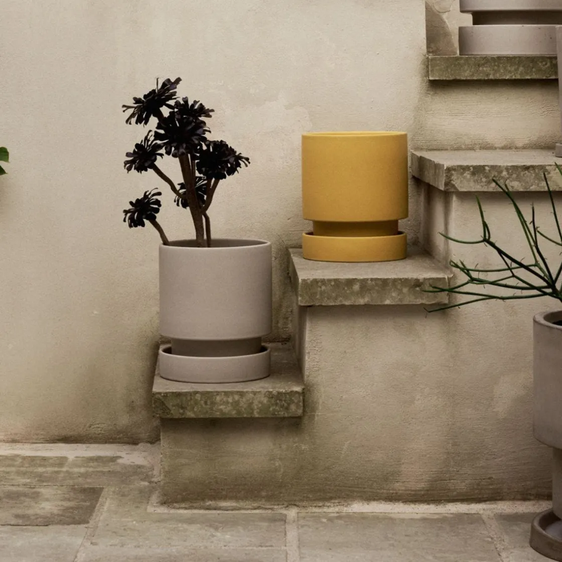 GRANIT Kruka Stengods Fat 24cm Beige- Krukor|Krukor