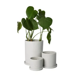 GRANIT Kruka/Fat Polystone 16cm Vit- Krukor|Krukor