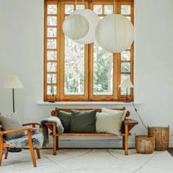 GRANIT Kudde Linne 50x70cm Mörk Khakigrön- Sovrumsmöbler & Tillbehör|Kuddar