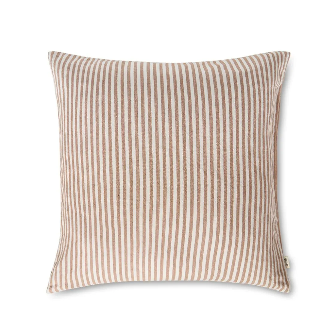 GRANIT Kuddfodral Rand Linnemix 50X50cm Mocca- Kuddar