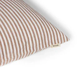 GRANIT Kuddfodral Rand Linnemix 50X50cm Mocca- Kuddar