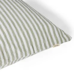 GRANIT Kuddfodral Rand Linnemix 50X50cm Grön- Kuddar