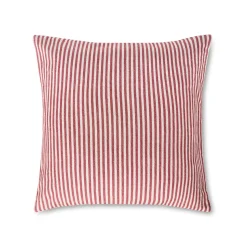 GRANIT Kuddfodral Rand Linnemix 50X50cm Röd- Kuddar|Juldekorationer