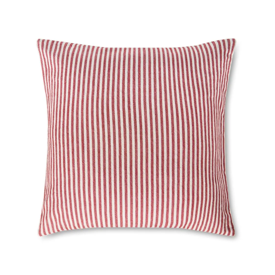 GRANIT Kuddfodral Rand Linnemix 50X50cm Röd- Kuddar|Juldekorationer