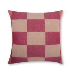 GRANIT Kuddfodral Ullmix Ruta 50x50cm Röd- Kuddar