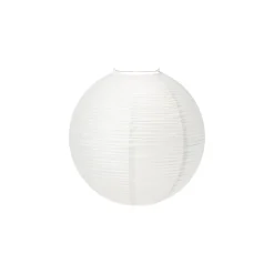 GRANIT Lampskärm Rispapper Luna 40cm Vit- Lampor