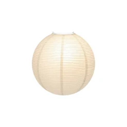 GRANIT Lampskärm Rispapper Luna 40cm Vit- Lampor