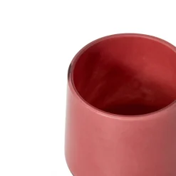 GRANIT Ljuslykta Glas 10cm Röd- Ljusstakar|Juldekorationer