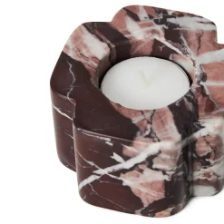 GRANIT Ljuslykta Radial 7,6x5cm Marmor- Ljusstakar