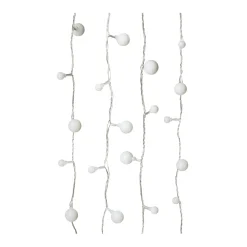 GRANIT Ljusslinga 80 LED Boll 6,32m IP44 Transparent- Utebelysning|Ljusslingor