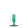 GRANIT Ljusstake Glas 7,5x9,4cm Mörkgrön- Ljusstakar|Juldekorationer