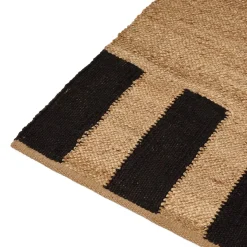 GRANIT Matta Jute 170x240cm Natur/Svart- Mattor