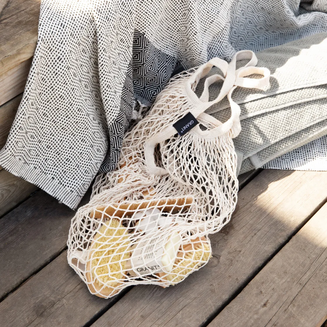 GRANIT Nätkasse 40x40cm Natur- Småförvaring|Saker När Du Är På Språng