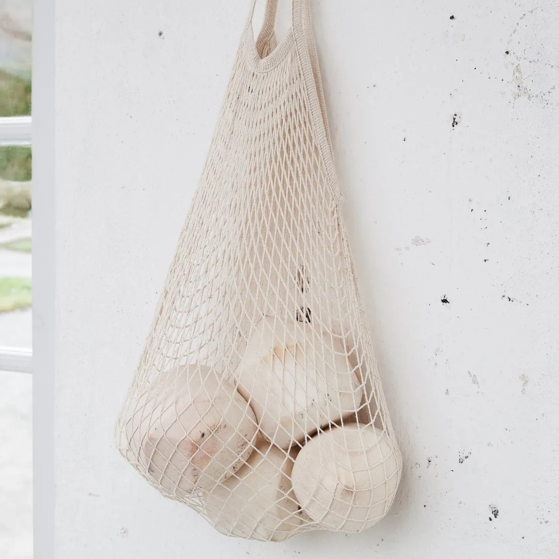 GRANIT Nätkasse 40x40cm Natur- Småförvaring|Saker När Du Är På Språng