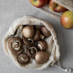 GRANIT Nätpåse Bomull 25x28cm- Småförvaring|Köksförvaring