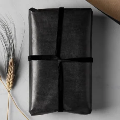 GRANIT Omslagspapper 10m Svart- Presentinslagning & Diy