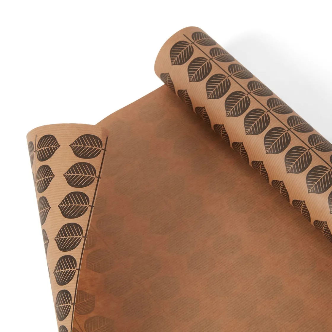 GRANIT Omslagspapper Stig Lindberg Berså 10m Kraft/Svart- Presentinslagning & Diy