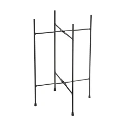 GRANIT Piedestal Järn 18,5x40cm Svart- Växt- & Odlingstillbehör|Utemöbler