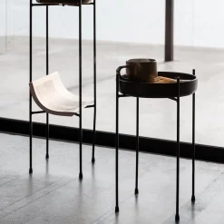 GRANIT Piedestal Järn 18x65cm Svart- Växt- & Odlingstillbehör|Utemöbler