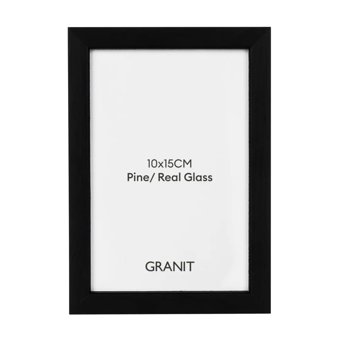 GRANIT Ram 10x15cm Svart- Ramar