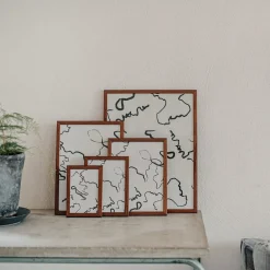 GRANIT Ram 13x18cm Valnöt- Ramar