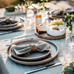 GRANIT Servettring Jute 4cm 2-p- Dukning