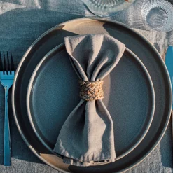 GRANIT Servettring Jute 4cm 2-p- Dukning