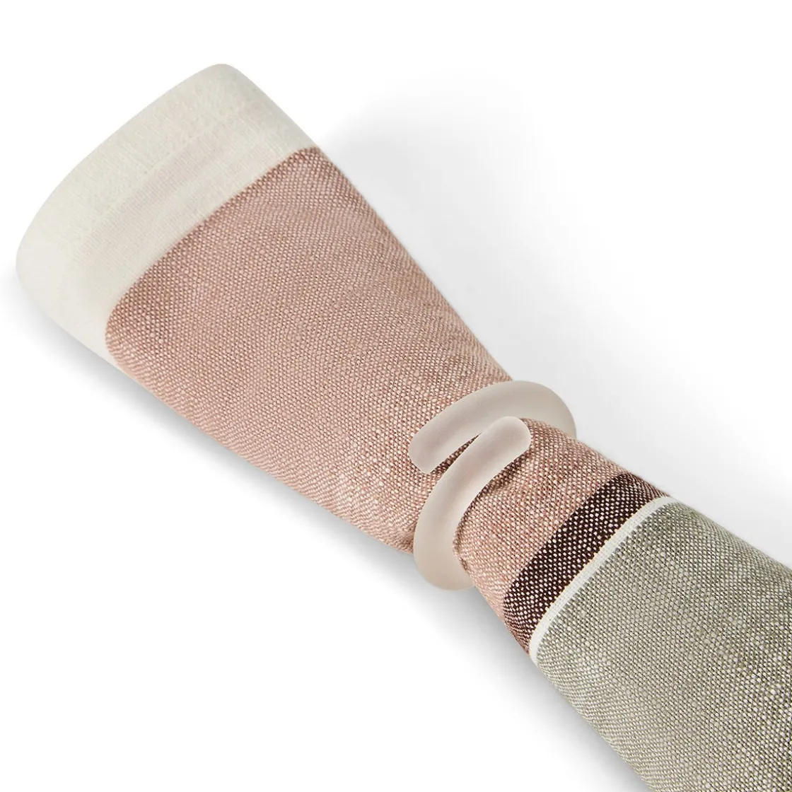 GRANIT Servettring 2-p Glas Frostad- Dukning|Juldukning