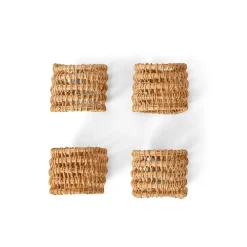 GRANIT Servettring 4-p Palmblad- Dukning