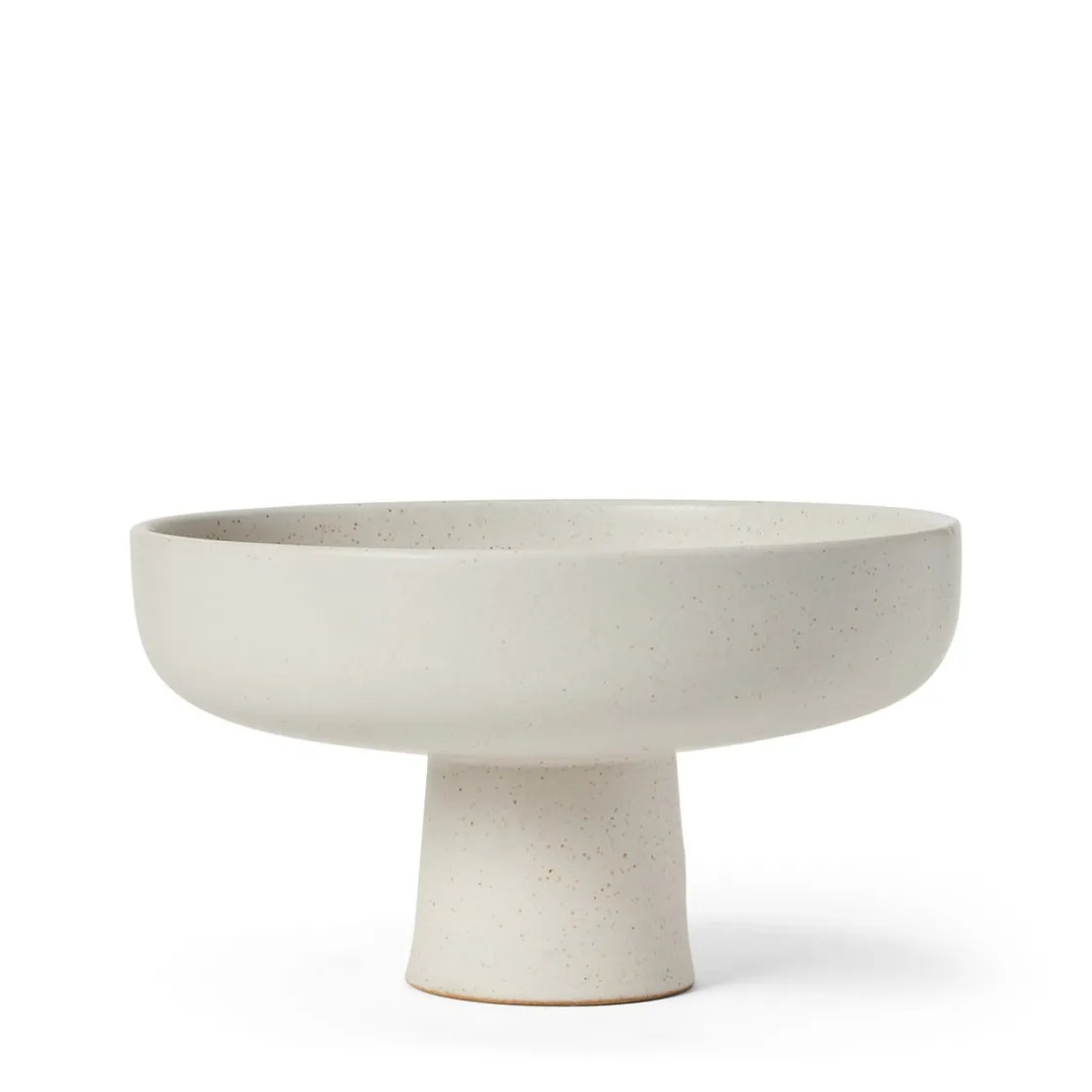 GRANIT Skål På Fot Rondo 25x13,5cm Porslin Vit- Dukning|Porslin