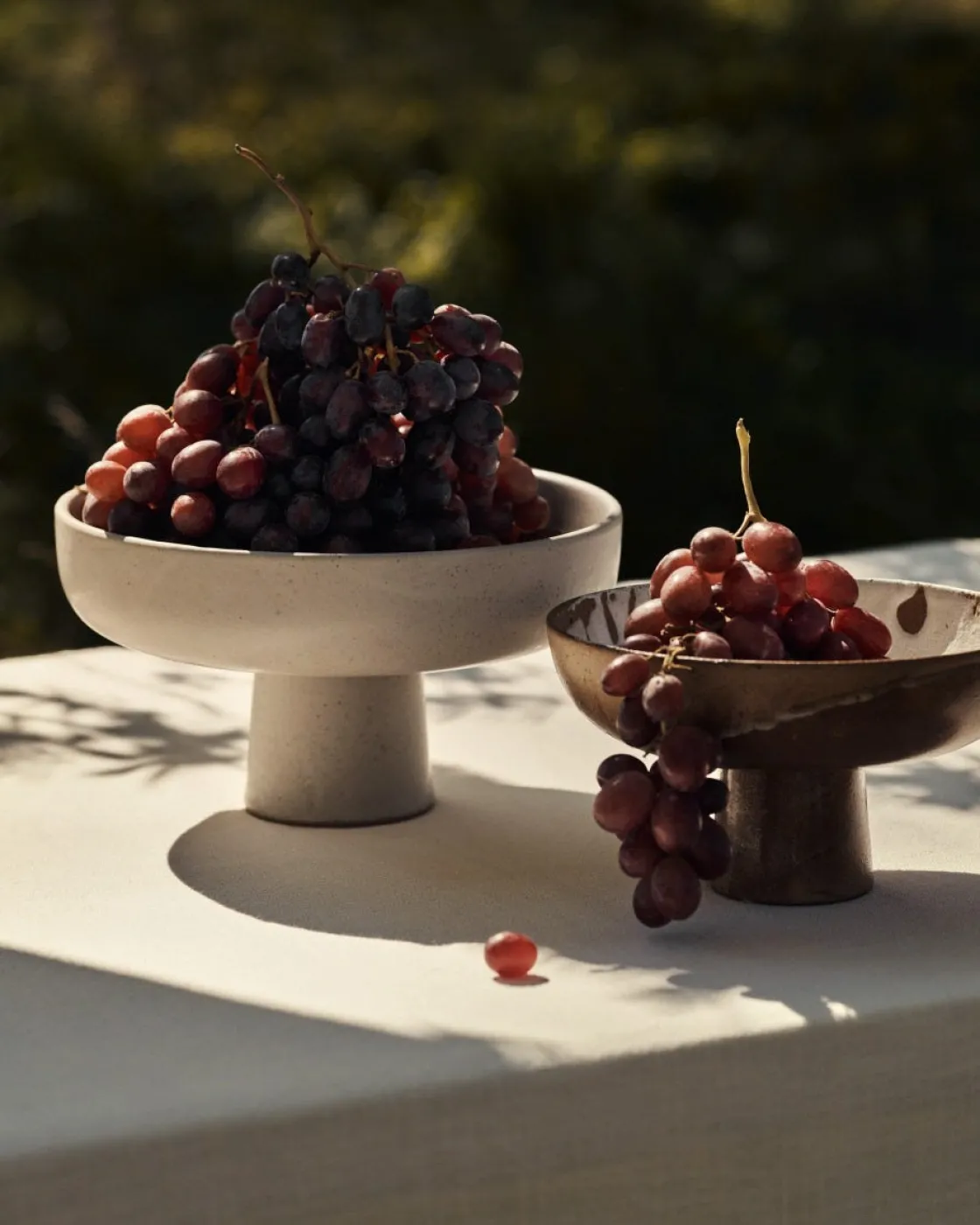 GRANIT Skål På Fot Rondo 25x13,5cm Porslin Vit- Dukning|Porslin