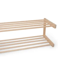 GRANIT Skohylla Bob 31x86cm Björk- Hallmöbler & Förvaring