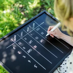 GRANIT Skrivtavla 40x60cm Svart- Förvaringstavlor Med Tillbehör|Skrivbordstillbehör