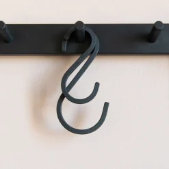 GRANIT S-krok Järn 10cm Svart- Växt- & Odlingstillbehör|Förvaringstavlor Med Tillbehör