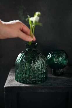 GRANIT Skruf Vas 12x13,2cm Grön- Vaser