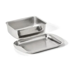 GRANIT Smörkupa 16x5,5cm Stål- Dukning|Köksförvaring