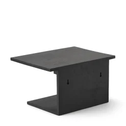 GRANIT Sängbord Vägghängt Trä Svart- Hallmöbler & Förvaring|Möbler