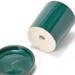 GRANIT Stengodskruka Krydda 10x11cm Grön- Krukor|Krukor