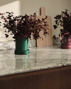 GRANIT Stengodskruka Krydda 10x11cm Grön- Krukor|Krukor